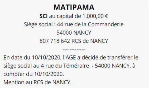 exemple annonce legale nancy 4