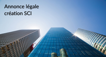 mod&egrave;le annonce legale sci