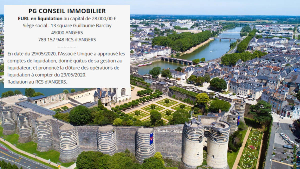 Annonce légale Angers