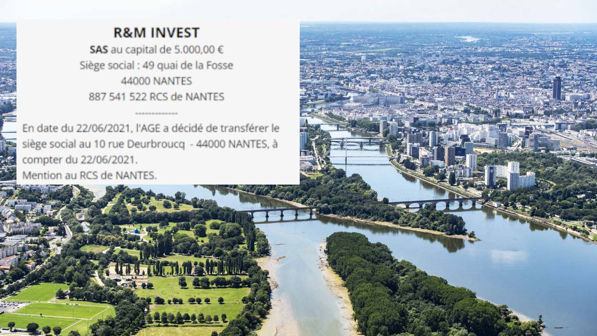 Annonce légale Nantes