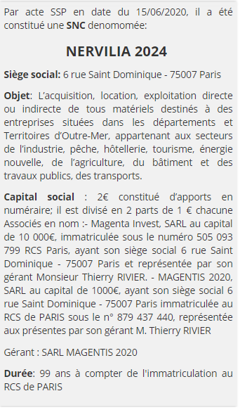 exemple annonce legale creation snc 2