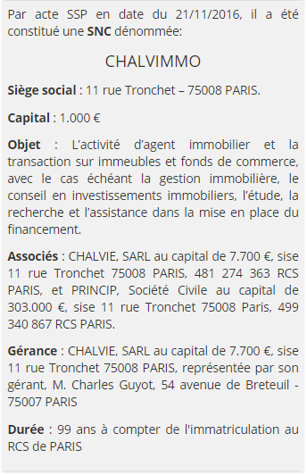 exemple annonce legale creation snc 3