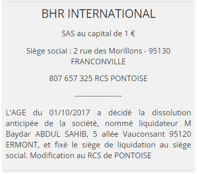 exemple annonce legale dissolution soci&eacute;t&eacute; 2