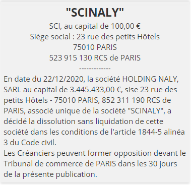 exemple annonce legale transmission universelle du patrimoine 2