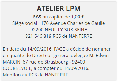 exemple annonce legale changement de gerant 4