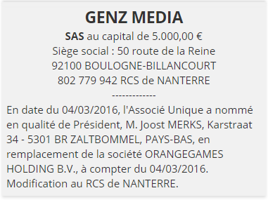 exemple annonce legale changement de pr&eacute;sident 3