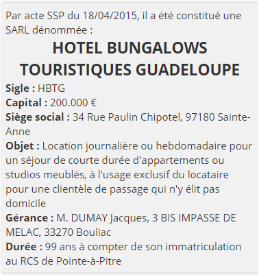 exemple annonce legale cr&eacute;ation sarl 3