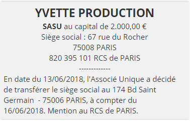 exemple annonce legale transfert si&egrave;ge social 4